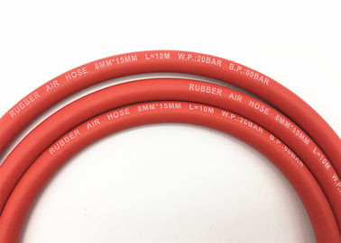 5/16 &quot;एलपीजी गैस के लिए इंच डब्ल्यूपी 300PSI लाल चिकनी सतह रबर हवा नली / पाइप