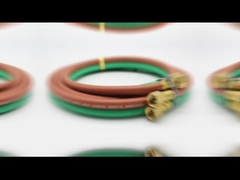 अग्नि प्रतिरोधी ग्रेड टी ट्विन वेल्डिंग नली Passion I.D 1/4'' W.P 300Psi ऑक्सी/ईंधन के लिए