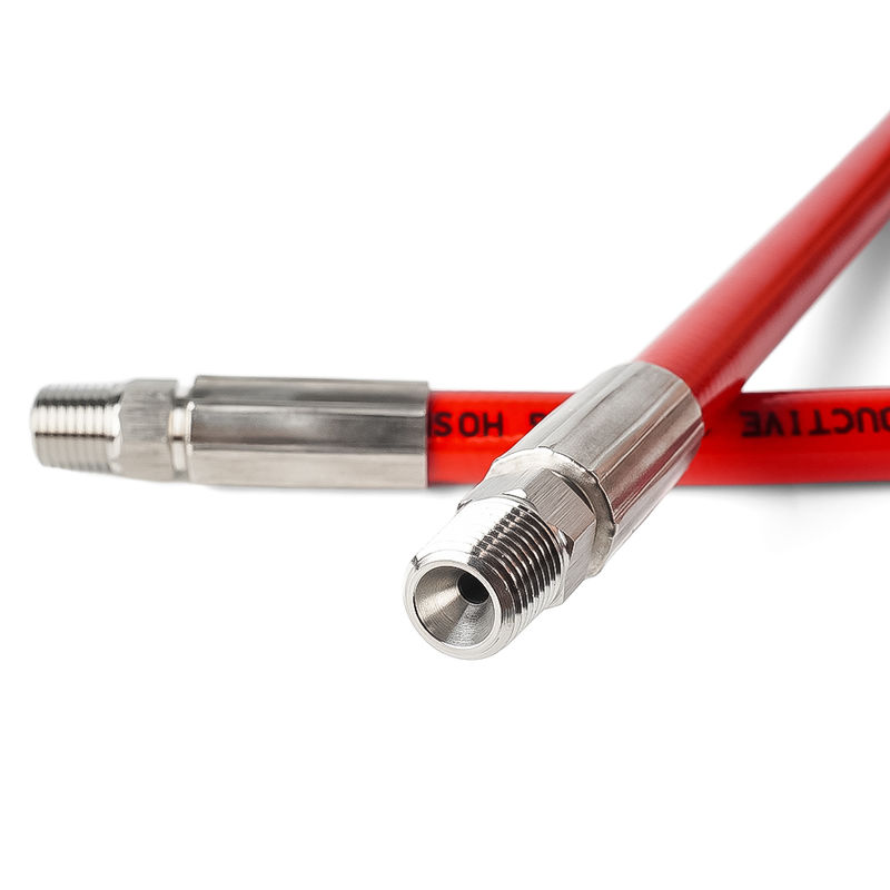 उच्च दबाव सीएनजी भरने वाली थर्मोप्लास्टिक हाइड्रोलिक नली, घर्षण प्रतिरोधी आवरण और हाइड्रोलिक संचालन के लिए हल्के डिजाइन के साथ