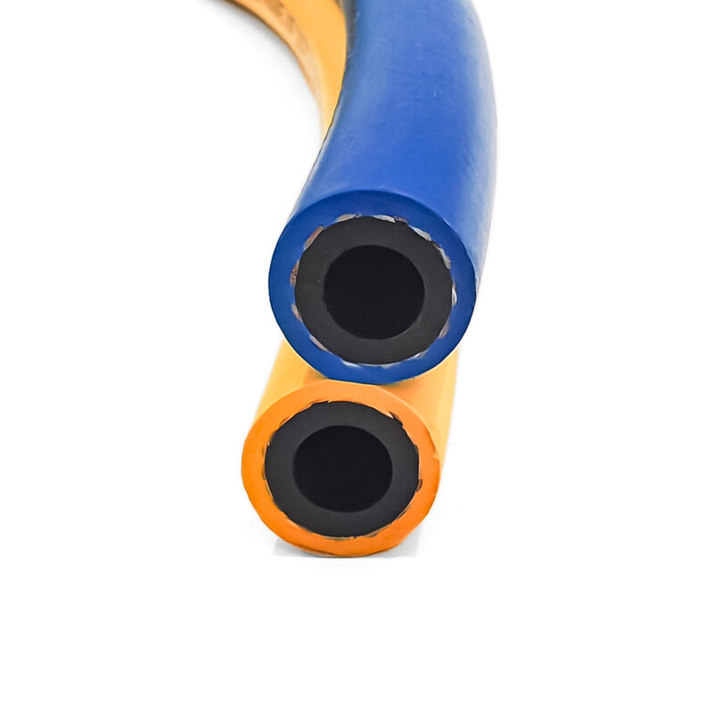 ईपीडीएम सिंथेटिक रबर ट्विन वेल्डिंग नली 300 पीएसआई कार्य दबाव और निर्माण स्थलों के लिए आईएसओ 3821 प्रमाणन के साथ