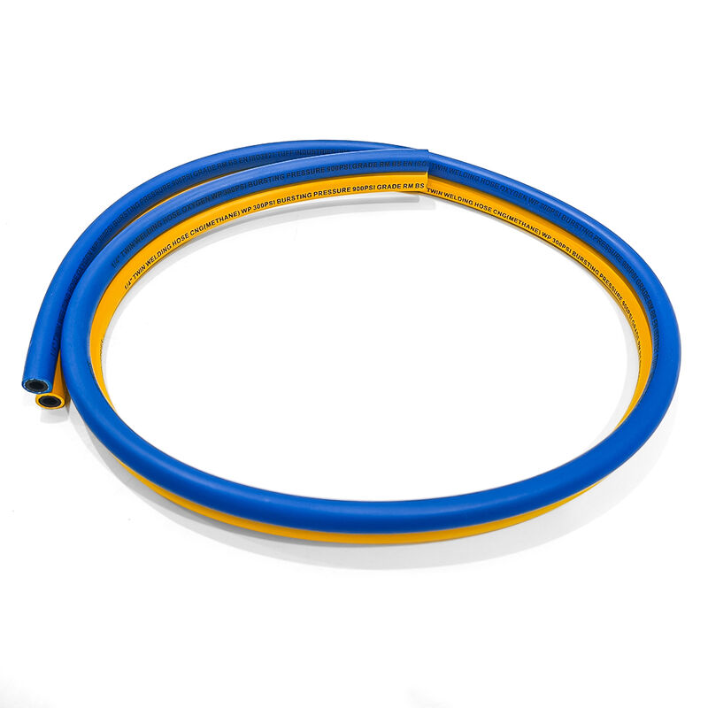 ईपीडीएम सिंथेटिक रबर ट्विन वेल्डिंग नली 300 पीएसआई कार्य दबाव और निर्माण स्थलों के लिए आईएसओ 3821 प्रमाणन के साथ