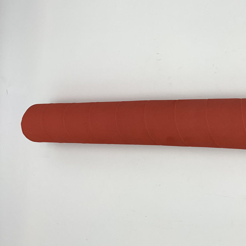 लाल / पीले लिपटे सतह रबर हवा नली कपड़ा लट 300psi के 4 परतों के साथ