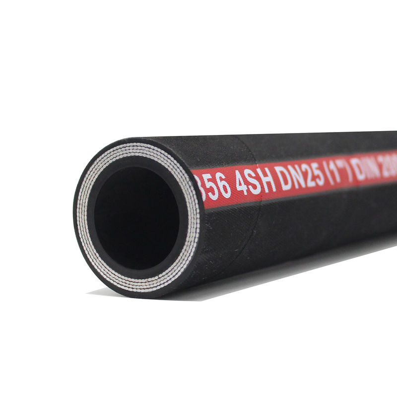 3/4 इंच 2 इंच एन 856 4SH रबर हाइड्रोलिक उच्च दबाव नली सीई प्रमाणित: