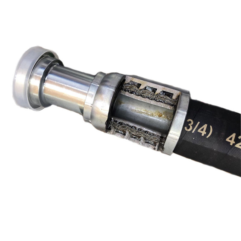 3/4 इंच 2 इंच एन 856 4SH रबर हाइड्रोलिक उच्च दबाव नली सीई प्रमाणित: